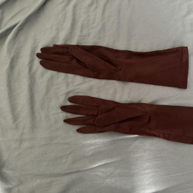 Vintage Satin Handschuhe
