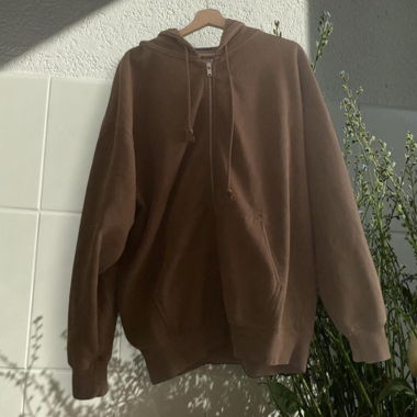 zip-up hoodie