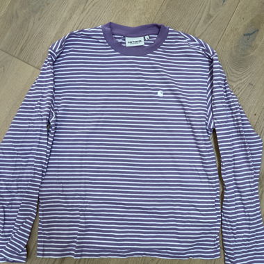 Carhartt- striped Longsleve, S