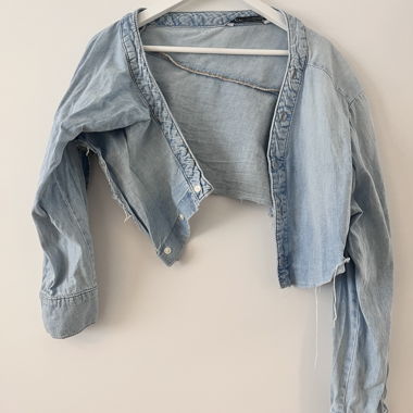 Camicia Corta in Jeans