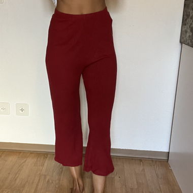 rote stoffhose ovs gr xs