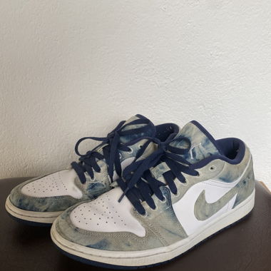 Jordan 1 Low Washed Denim Size: 43 