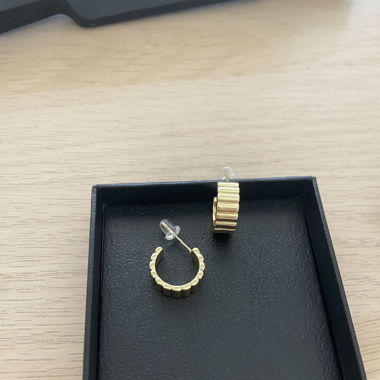 Small gold hoops