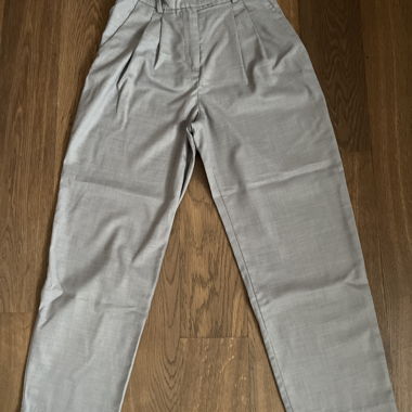 Pantaloni blazer grigio chiaro