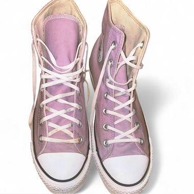 Scarpe alte Converse Chuck Taylor All Star in tela viola