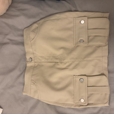 Gonna mini beige