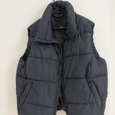 Gilet matelassé bleu foncé 157. Taille M