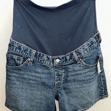 Short in denim premaman