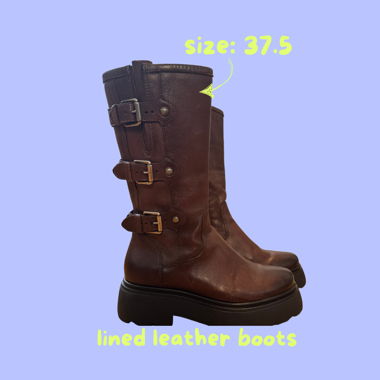 Chunky Rocky Knee High Boots 