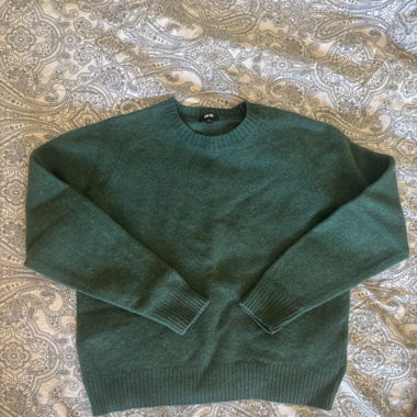 Maglione di lana verde