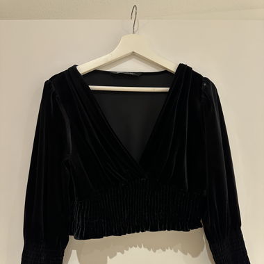 Schwarze Bluse