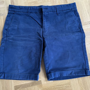 ZARA MAN chino shorts blu