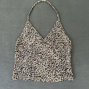 Leopard print top