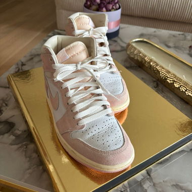 Nike Air Jordan 1 Mid Pink/White 