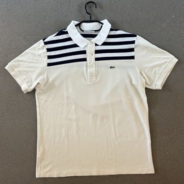 White Lacoste Polo Shirt