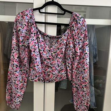 Blümchen Bluse