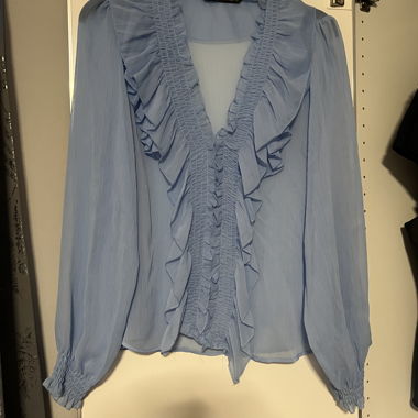 Blouse bleue Zara