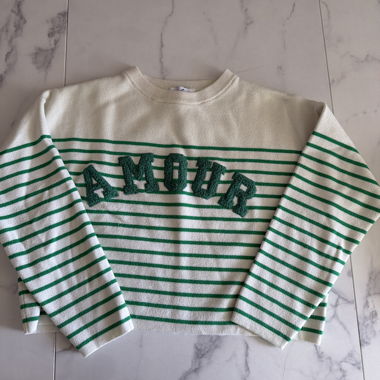 Striped AMOUR Sweater