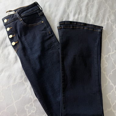 Jean taille haute flare Zara
