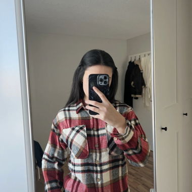 Chemise en flanelle à carreaux Ambar