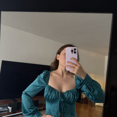 Marjorelle satin blouse 
