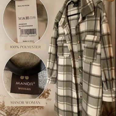 Manteau pour femmes à carreaux