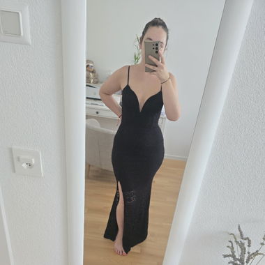 Robe de soirée noire 