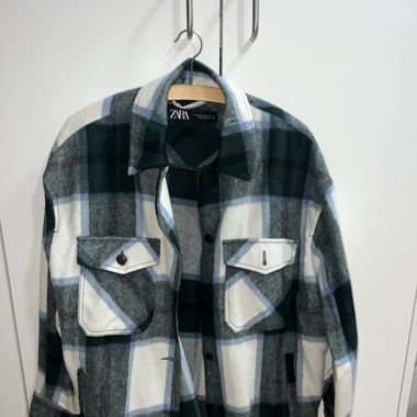 Karierte Jacke 