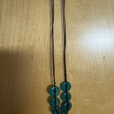 Necklace with semi-precious stones