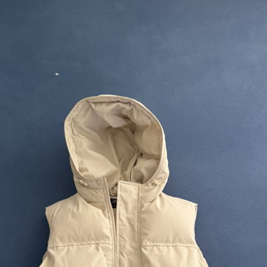 Doudoune Sans Manches ZARA – Taille S, Blanc Crème