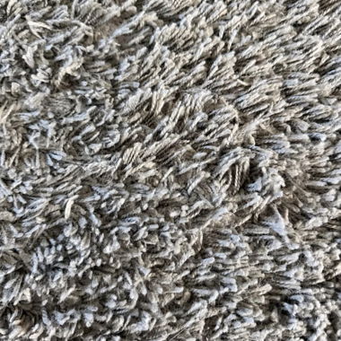 Tapis à longs poils gris 133x195 cm