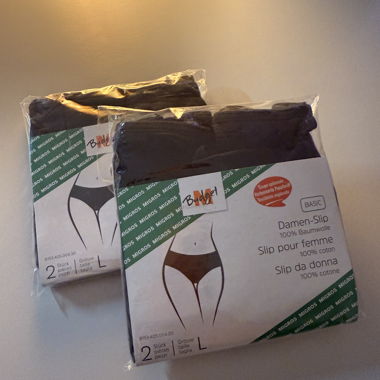 Slip da donna neri taglia L