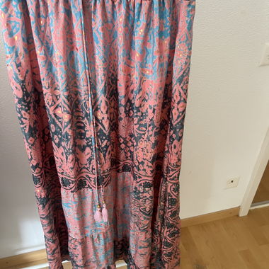 Silk Blend Maxi Skirt