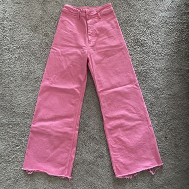 ZARA pink wide-leg jeans EUR 34