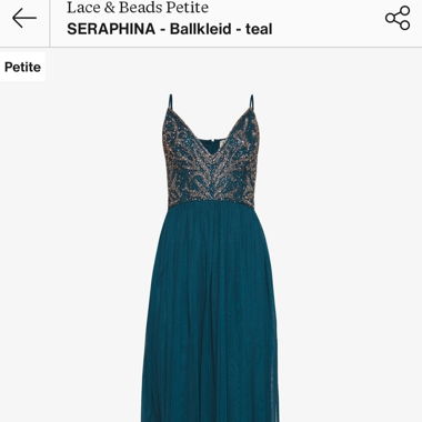 Ballkleid blau