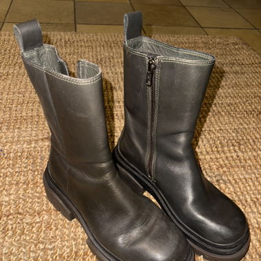Ash stiefel (leder)