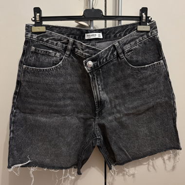 Schwarze Jeans-Shorts von Pull&bear