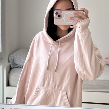 Pink Oversized Hoodie