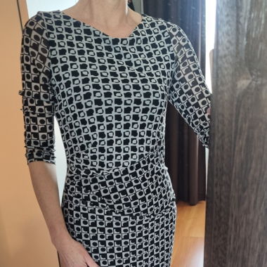Robe Esprit noire et blanche