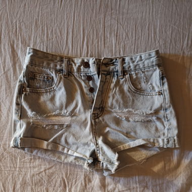 Denim shorts