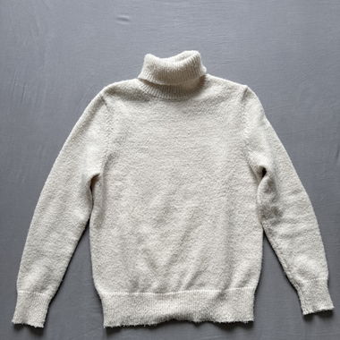 Soft beige turtleneck