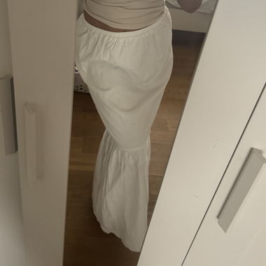 Jupe longue blanche