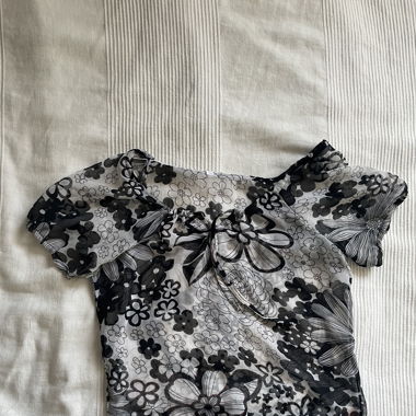 Blumen Mesh-Top