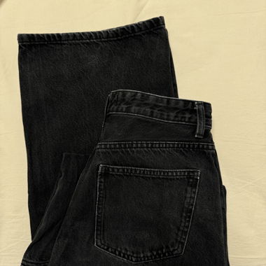 Bershka schwarze Jeans aus Denim