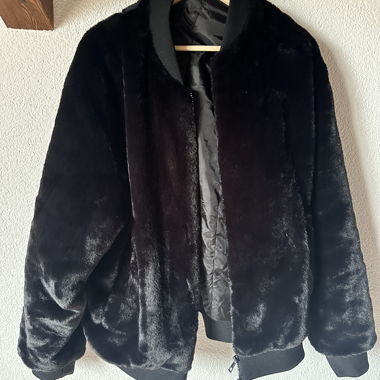 Giacca bomber nera 