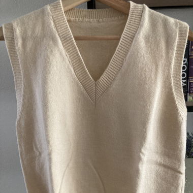 Cream vest 