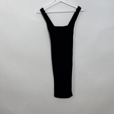 Schwarzes Strick-Mini Swim-Dress von Hunza G