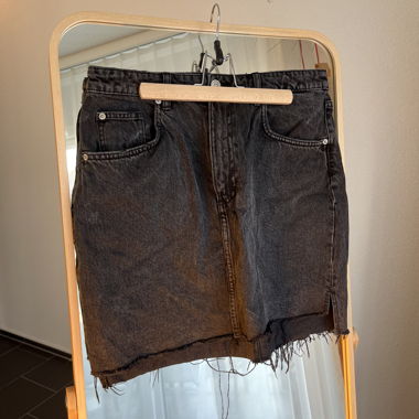 Denim Minirock schwarz