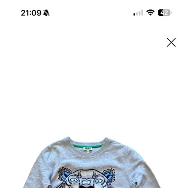Pull Kenzo gris 