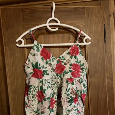 Tie Back Floral Top